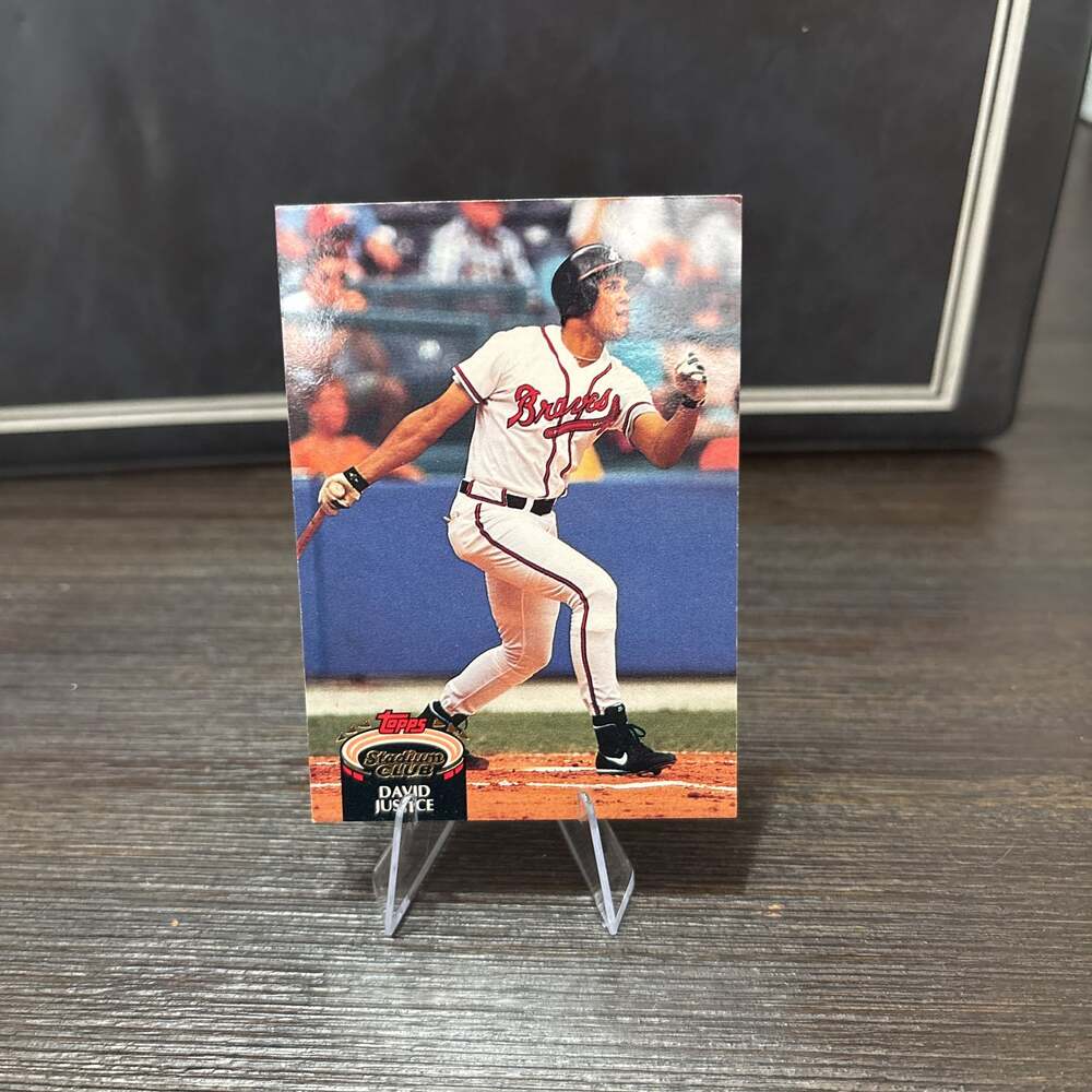 1992 Stadium Club #182 David Justice